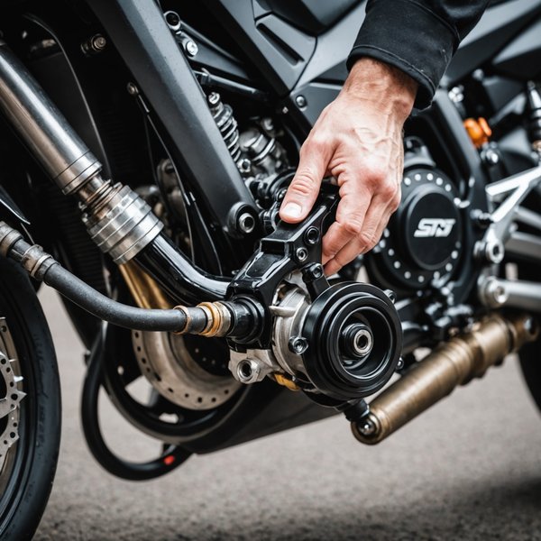 Quelles sont les étapes pour remplacer le liquide de frein d'une moto sportive?